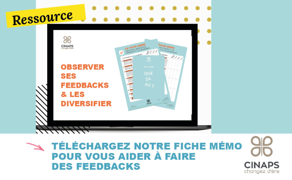 Fiche mémo pour pratiquer l'art du feedback-Cinaps